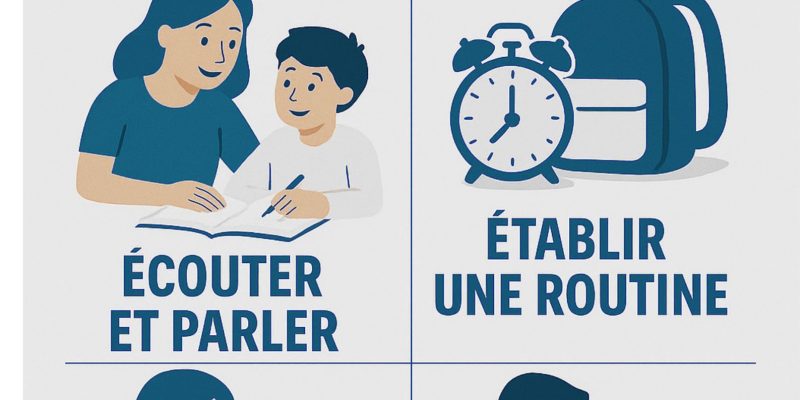 Rentrée scolaire : quelques clés pour accompagner efficacement son enfant au quotidien
